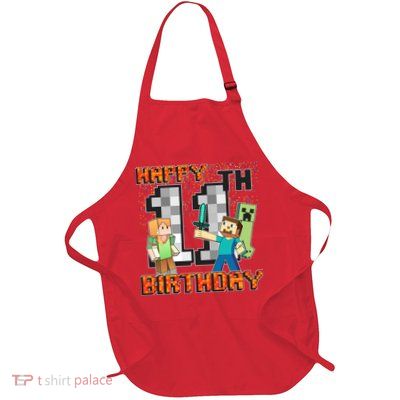 Group Shot 11th Birthday Full-Length Apron With Pockets