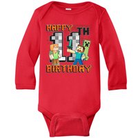 Group Shot 11th Birthday Baby Long Sleeve Bodysuit