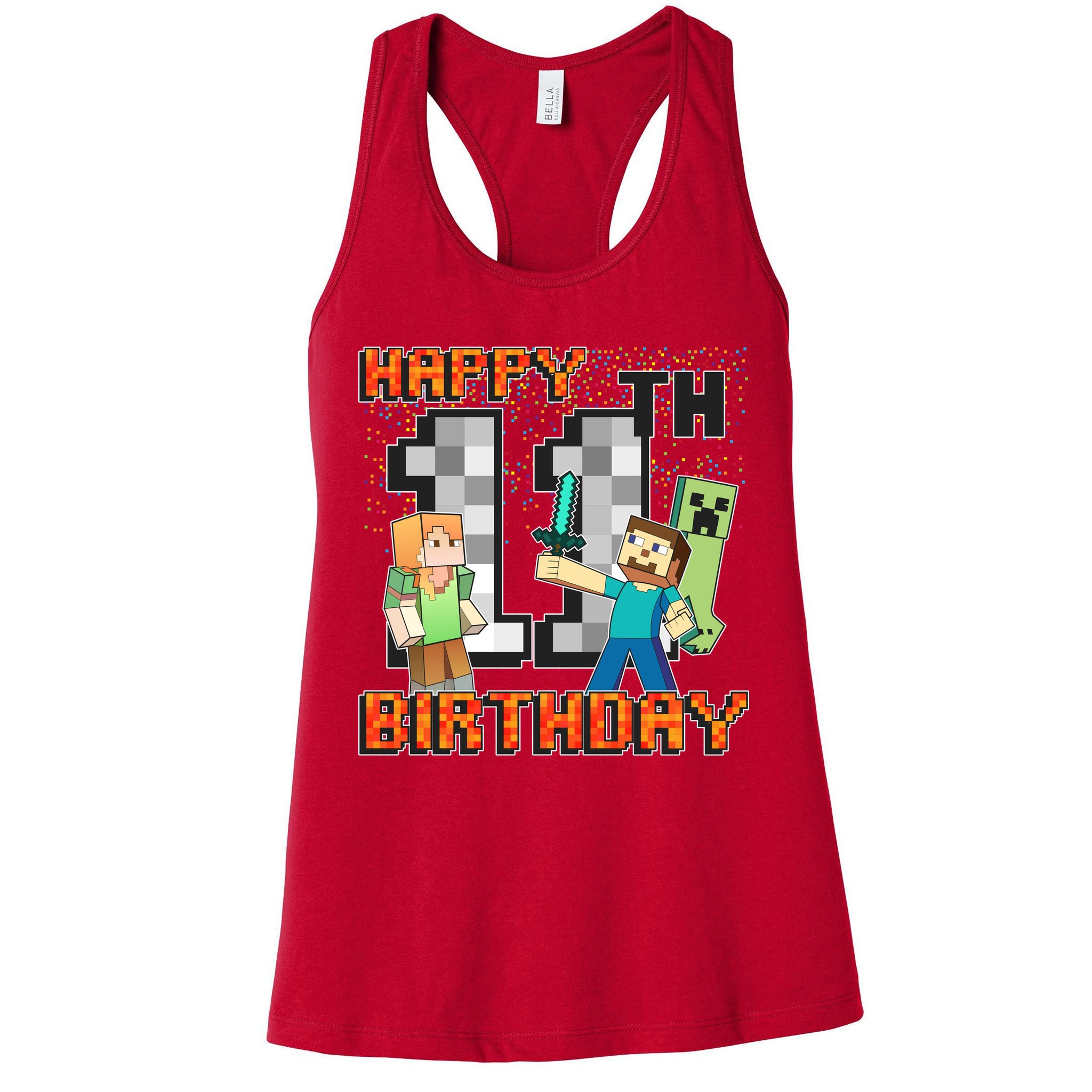 Group Shot 11th Birthday Womens Tank Top