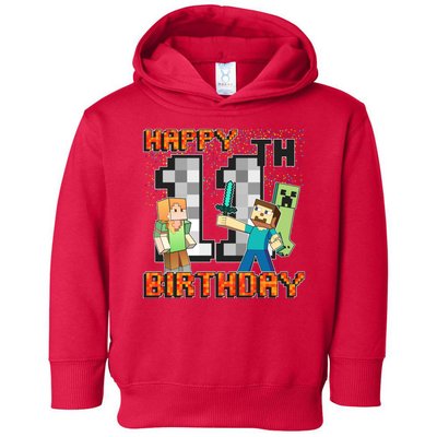 Group Shot 11th Birthday Toddler Hoodie