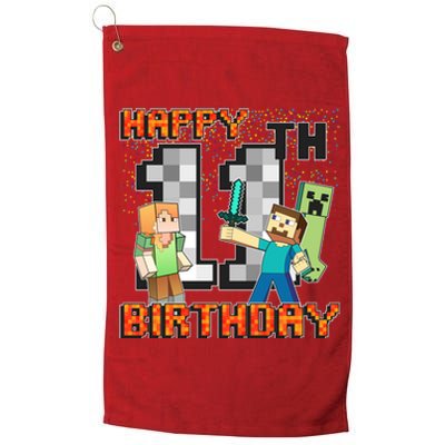 Group Shot 11th Birthday Platinum Collection Golf Towel