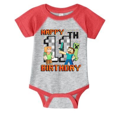 Group Shot 11th Birthday Infant Baby Jersey Bodysuit