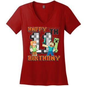 Group Shot 11th Birthday Women's V-Neck T-Shirt