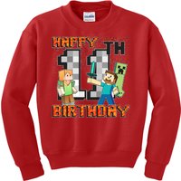 Group Shot 11th Birthday Kids Sweatshirt