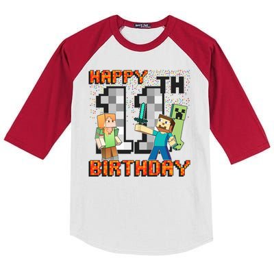 Group Shot 11th Birthday Kids Colorblock Raglan Jersey