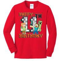 Group Shot 11th Birthday Kids Long Sleeve Shirt