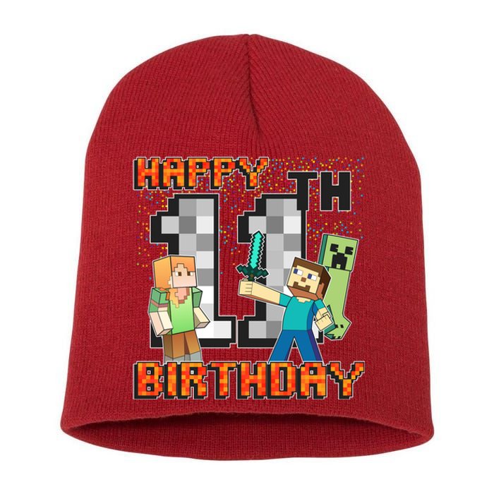 Group Shot 11th Birthday Short Acrylic Beanie