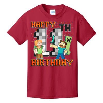 Group Shot 11th Birthday Kids T-Shirt