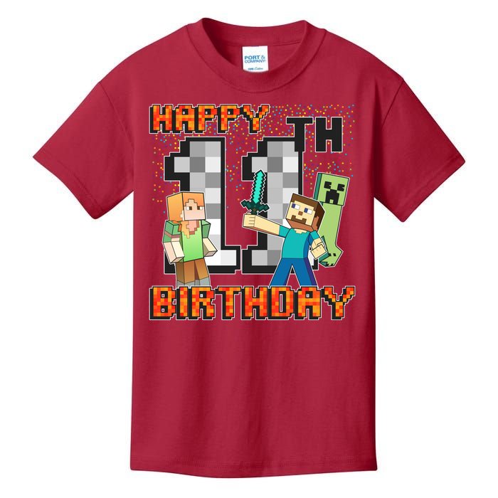 Group Shot 11th Birthday Kids T-Shirt