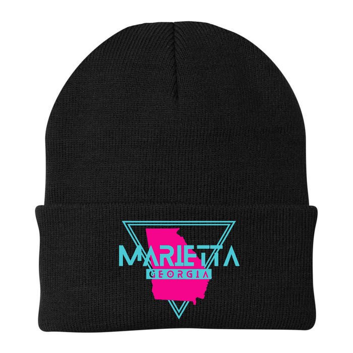 Marietta Georgia Souvenir Ga Retro Triangle Beanie