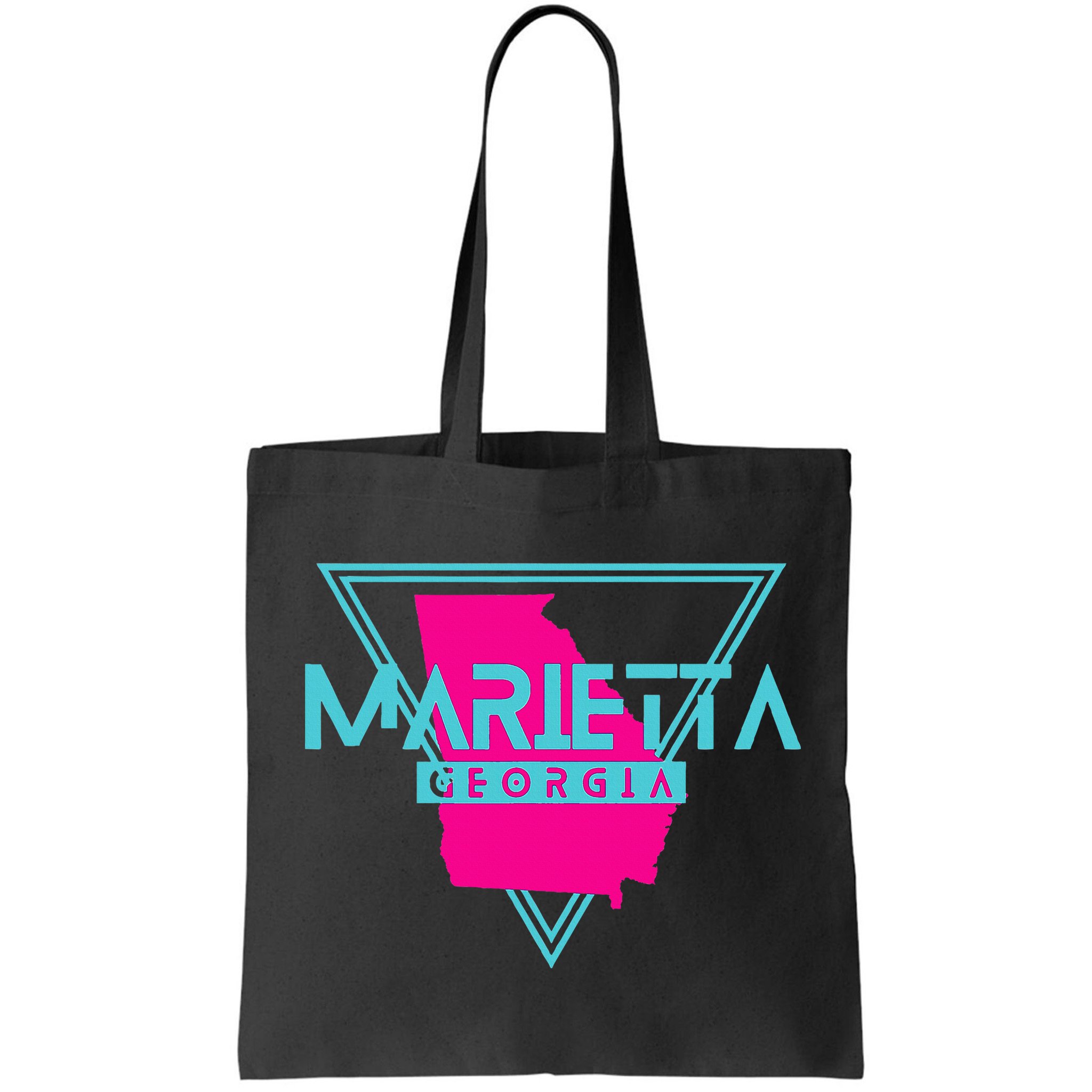 Marietta Georgia Souvenir Ga Retro Triangle Bag