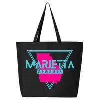 Marietta Georgia Souvenir Ga Retro Triangle 25L Jumbo Tote