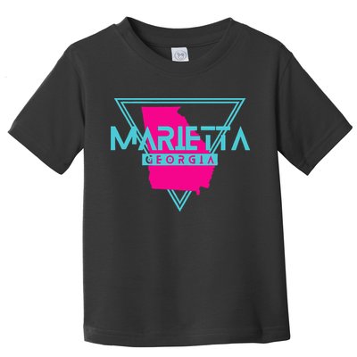 Marietta Georgia Souvenir Ga Retro Triangle Toddler T-Shirt