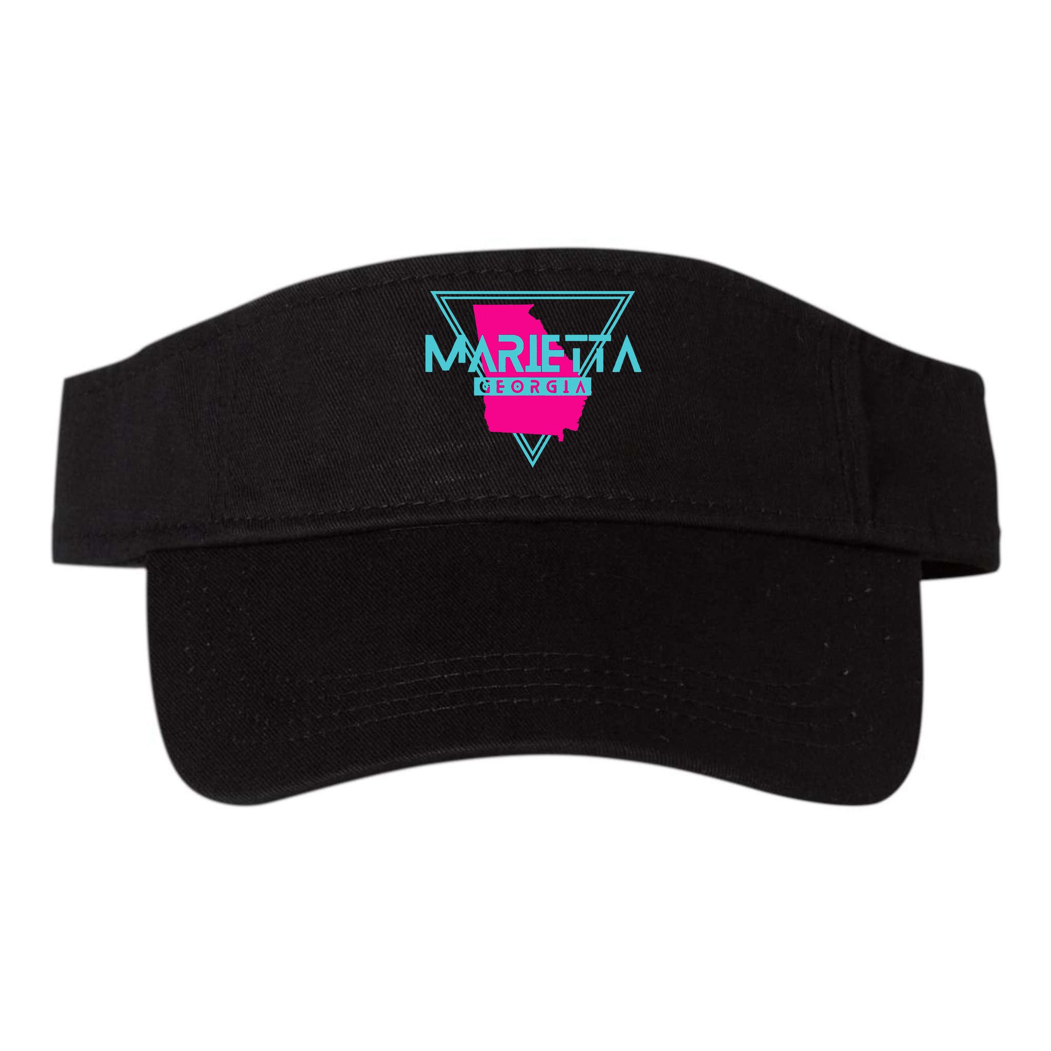 Marietta Georgia Souvenir Ga Retro Triangle Visor