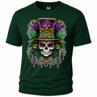 Mardi Gras Sugar Skull Party Cooling Performance Crew T-Shirt