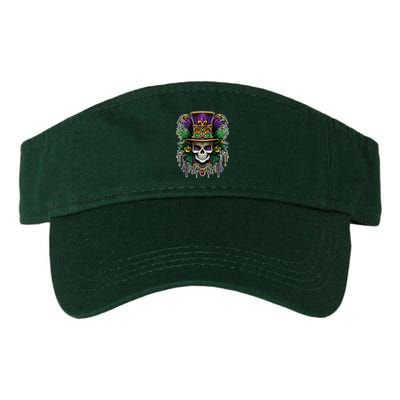 Mardi Gras Sugar Skull Party Visor