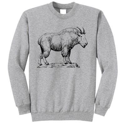 Mountain Goat Simple Mountain At Amazon ’S Clothing Store Tall Sweatshirt