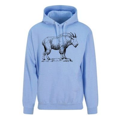 Mountain Goat Simple Mountain At Amazon ’S Clothing Store Unisex Surf Hoodie