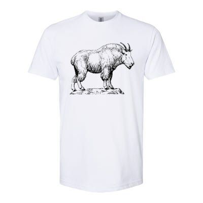 Mountain Goat Simple Mountain At Amazon ’S Clothing Store Softstyle CVC T-Shirt