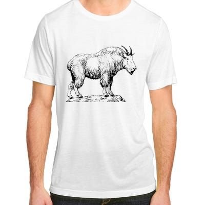 Mountain Goat Simple Mountain At Amazon ’S Clothing Store Adult ChromaSoft Performance T-Shirt