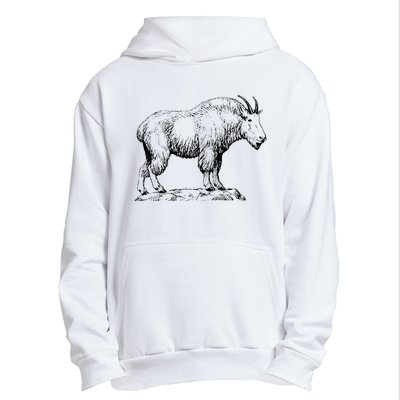 Mountain Goat Simple Mountain At Amazon ’S Clothing Store Urban Pullover Hoodie