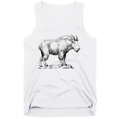 Mountain Goat Simple Mountain At Amazon ’S Clothing Store Tank Top