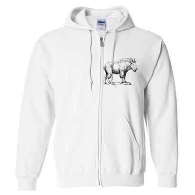 Mountain Goat Simple Mountain At Amazon ’S Clothing Store Full Zip Hoodie