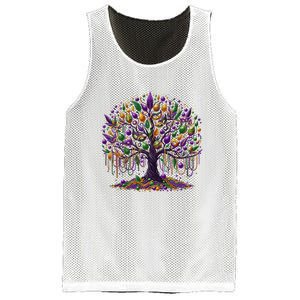 Mardi Gras Tree Beads New Orleans 2025 Festival Bead Mesh Reversible Basketball Jersey Tank