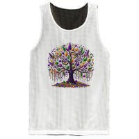 Mardi Gras Tree Beads New Orleans 2025 Festival Bead Mesh Reversible Basketball Jersey Tank