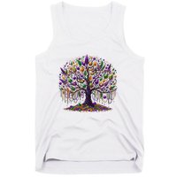 Mardi Gras Tree Beads New Orleans 2025 Festival Bead Tank Top