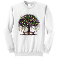 Mardi Gras Tree Beads New Orleans 2025 Festival Bead Sweatshirt