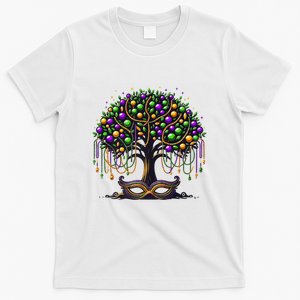 Mardi Gras Tree Beads New Orleans 2025 Festival Bead T-Shirt