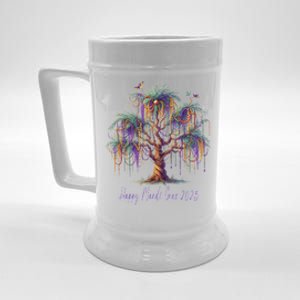 Mardi Gras Tree Beads New Orleans 2025 Festival Bead Beer Stein