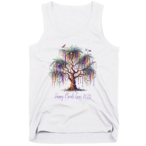 Mardi Gras Tree Beads New Orleans 2025 Festival Bead Tank Top