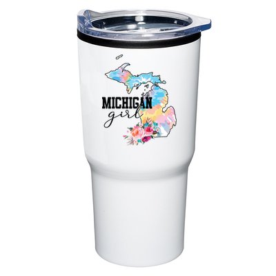 Michigan Girl Tie Dye State Michigan Lovers Tumbler