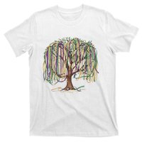 Mardi Gras Tree Beads New Orleans 2025 Festival Bead Tree T-Shirt