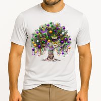 Mardi Gras Tree Beads New Orleans 2025 Festival Bead Tree Cooling Performance Crew T-Shirt