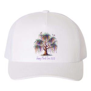 Mardi Gras Tree Beads New Orleans 2025 Festival Bead Tree Yupoong Adult 5-Panel Trucker Hat