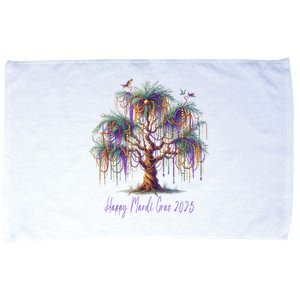 Mardi Gras Tree Beads New Orleans 2025 Festival Bead Tree Microfiber Hand Towel