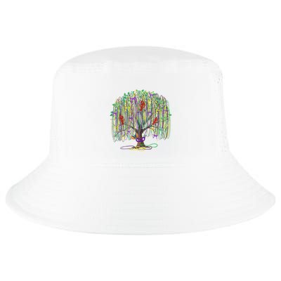 Mardi Gras Tree Beads New Orleans 2025 Festival Bead Tree Cool Comfort Performance Bucket Hat