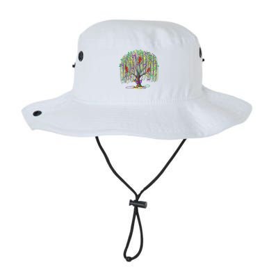 Mardi Gras Tree Beads New Orleans 2025 Festival Bead Tree Bucket Hat