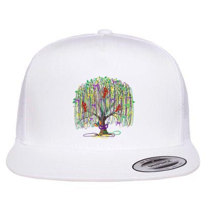 Mardi Gras Tree Beads New Orleans 2025 Festival Bead Tree Flatbill Hat