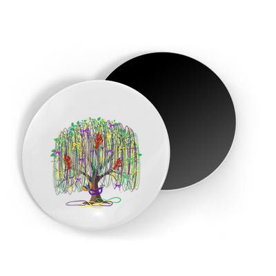 Mardi Gras Tree Beads New Orleans 2025 Festival Bead Tree Magnet