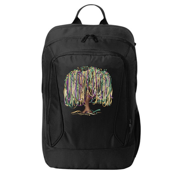 Mardi Gras Tree Beads New Orleans 2025 Festival Bead Tree City Backpack