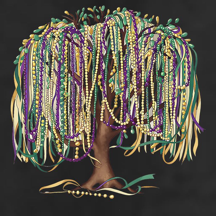 Mardi Gras Tree Beads New Orleans 2025 Festival Bead Tree 25L Jumbo Tote