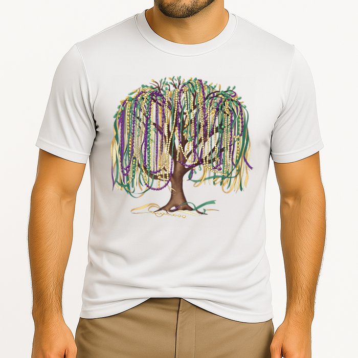 Mardi Gras Tree Beads New Orleans 2025 Festival Bead Tree Performance Shirt