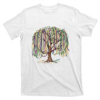 Mardi Gras Tree Beads New Orleans 2025 Festival Bead Tree T-Shirt