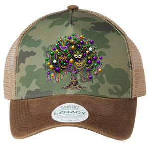 Mardi Gras Tree Beads New Orleans 2025 Festival Bead Tree Legacy Tie Dye Trucker Hat