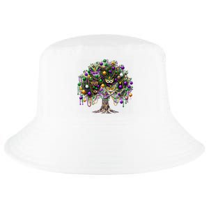 Mardi Gras Tree Beads New Orleans 2025 Festival Bead Tree Cool Comfort Performance Bucket Hat