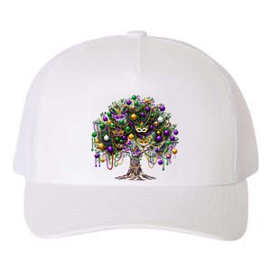 Mardi Gras Tree Beads New Orleans 2025 Festival Bead Tree Yupoong Adult 5-Panel Trucker Hat